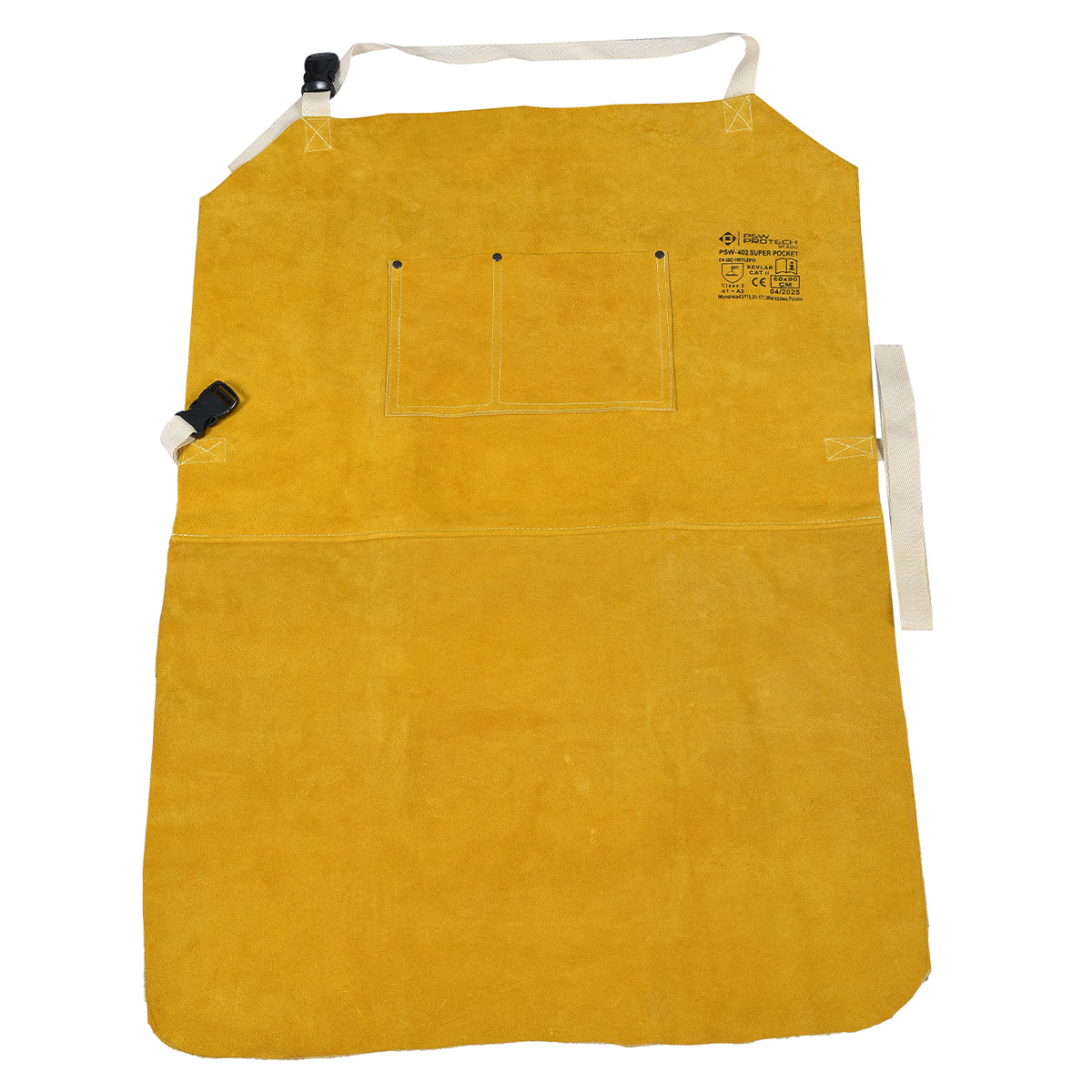 PSW-402 Super Pocket Skórzany Fartuch Spawalniczy